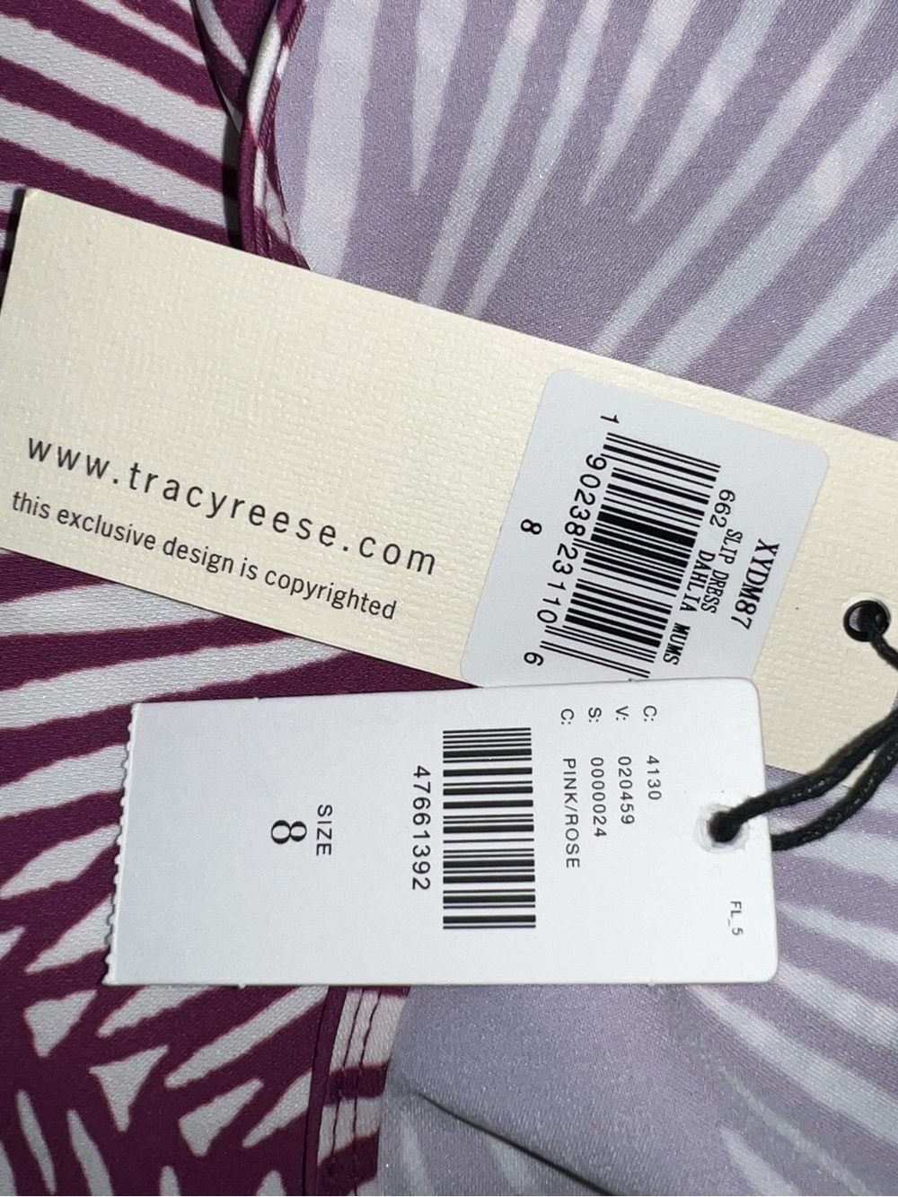 Tracy Reese x Anthropologie Dahlia Mums slip dress New with Tags - Picture 7 of 11